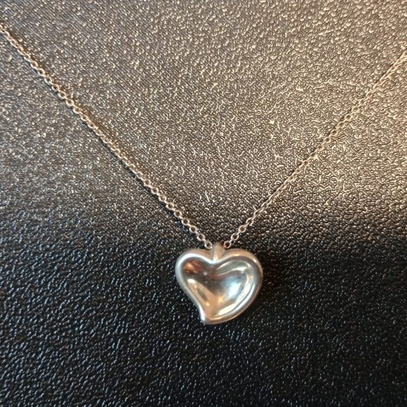 Tiffany & Co. Jewelry - Tiffany & Co. Elsa Peretti full heart pendant necklace With Pouch